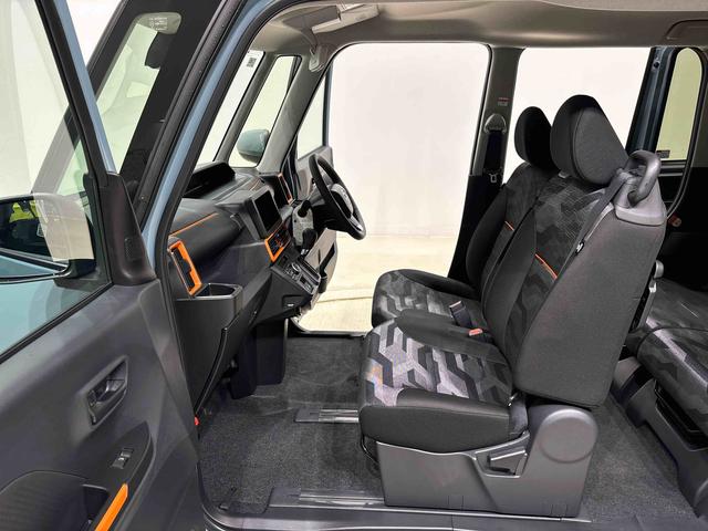 タントファンクロスターボ　バックモニター対応カメラ　シートヒーターＬＥＤオートライト　パワースライドドアウェルカムオープン機能　電動パーキングブレーキ　運転席助手席シートヒーター　アルミホイール　キーフリーシステム　　オート電動格納式ドアミラー（広島県）の中古車