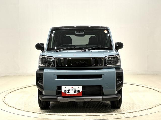 タフトＧ　ダーククロムベンチャー　バックモニター対応カメラスカイフィールトップ　インテリアアクセント　ＬＥＤオートハイビーム＆フォグランプ　電動パーキングブレーキ　バックカメラ　アルミホイール（広島県）の中古車