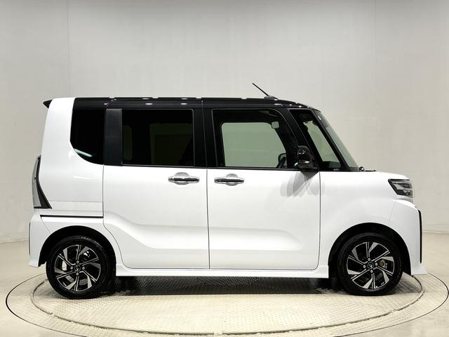 タントカスタムＸ　バックモニター対応カメラ　前席シートヒーターＬＥＤオートライト　パワースライドドアウェルカムオープン機能　電動パーキングブレーキ　運転席助手席シートヒーター　アルミホイール　キーフリーシステム　　オート電動格納式ドアミラー（広島県）の中古車