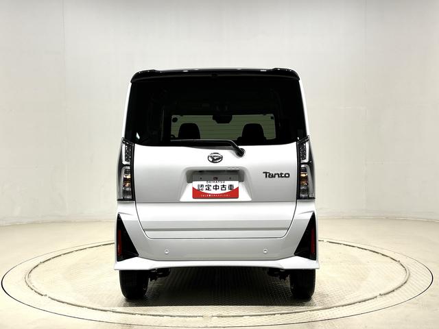 タントカスタムＸ　バックモニター対応カメラ　前席シートヒーターＬＥＤオートライト　パワースライドドアウェルカムオープン機能　電動パーキングブレーキ　運転席助手席シートヒーター　アルミホイール　キーフリーシステム　　オート電動格納式ドアミラー（広島県）の中古車