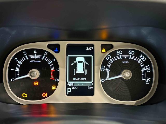 ムーヴキャンバスストライプスＧターボＬＥＤオートライト・フォグランプ　電動パーキングブレーキ　プッシュボタンスタート　セキュリティアラーム　バックカメラ　両側パワースライドドアウエルカムオープン機能　オート電動格納式ドアミラー（広島県）の中古車