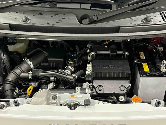 ムーヴキャンバスストライプスＧターボＬＥＤオートライト・フォグランプ　電動パーキングブレーキ　プッシュボタンスタート　セキュリティアラーム　バックカメラ　両側パワースライドドアウエルカムオープン機能　オート電動格納式ドアミラー（広島県）の中古車