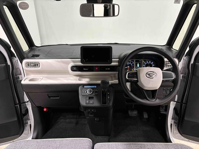 ムーヴキャンバスストライプスＧ　バックモニター　両側シートヒーターＬＥＤオートライト・フォグランプ　電動パーキングブレーキ　プッシュボタンスタート　セキュリティアラーム　バックカメラ　両側パワースライドドアウエルカムオープン機能　オート電動格納式ドアミラー（広島県）の中古車