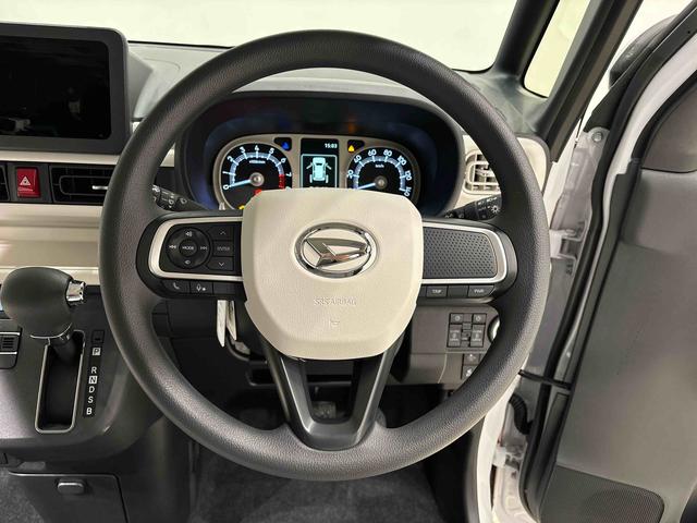 ムーヴキャンバスストライプスＧ　バックモニター　両側シートヒーターＬＥＤオートライト・フォグランプ　電動パーキングブレーキ　プッシュボタンスタート　セキュリティアラーム　バックカメラ　両側パワースライドドアウエルカムオープン機能　オート電動格納式ドアミラー（広島県）の中古車