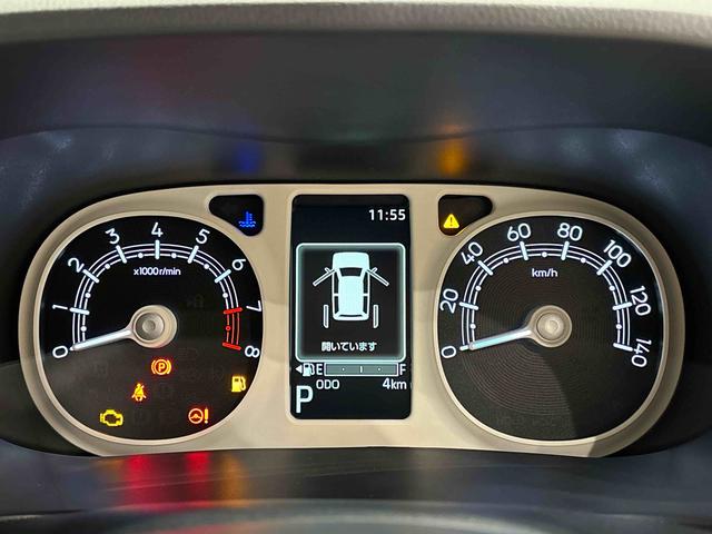 ムーヴキャンバスストライプスＧＬＥＤオートライト・フォグランプ　電動パーキングブレーキ　プッシュボタンスタート　セキュリティアラーム　バックカメラ　両側パワースライドドアウエルカムオープン機能　オート電動格納式ドアミラー（広島県）の中古車