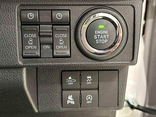 ムーヴキャンバスストライプスＧＬＥＤオートライト・フォグランプ　電動パーキングブレーキ　プッシュボタンスタート　セキュリティアラーム　バックカメラ　両側パワースライドドアウエルカムオープン機能　オート電動格納式ドアミラー（広島県）の中古車