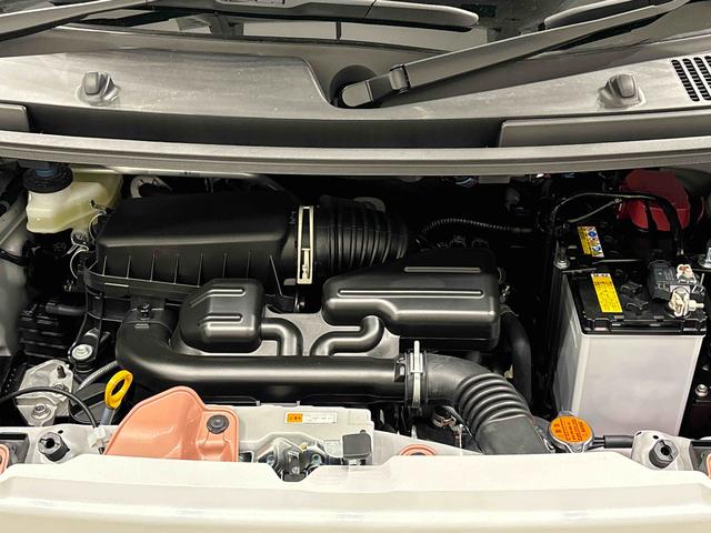 ムーヴキャンバスストライプスＧＬＥＤオートライト・フォグランプ　電動パーキングブレーキ　プッシュボタンスタート　セキュリティアラーム　バックカメラ　両側パワースライドドアウエルカムオープン機能　オート電動格納式ドアミラー（広島県）の中古車