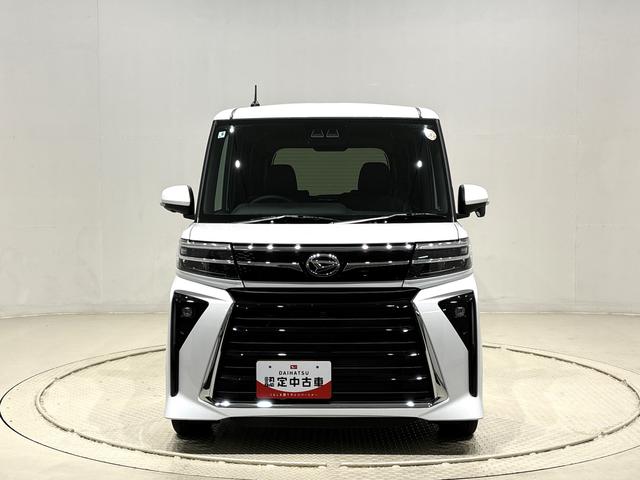 タントカスタムRS パノラマ対応カメラ付きLEDオートライト パワースライドドアウェルカムオープン機能 オート電動格納式ドアミラー 助手席ロングスライド 助手席イージークローザー アルミホイール キーフリーシステム(広島県)の中古車