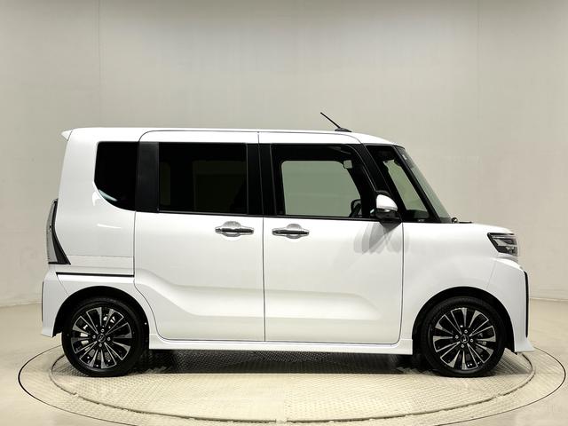 タントカスタムRS パノラマ対応カメラ付きLEDオートライト パワースライドドアウェルカムオープン機能 オート電動格納式ドアミラー 助手席ロングスライド 助手席イージークローザー アルミホイール キーフリーシステム(広島県)の中古車