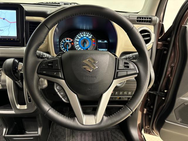 クロスビーハイブリッドＭＺ　ナビ・全方位カメラ・ＥＴＣスズキセーフティ・運転性シートヒーター・オートエアコン・オートライト・パワーウィンドウ・多収納・サイドエアバック・セキュリティアラーム・シートテーブル・キーフリー・ターンランプ付きドアミラー・フォグ（広島県）の中古車