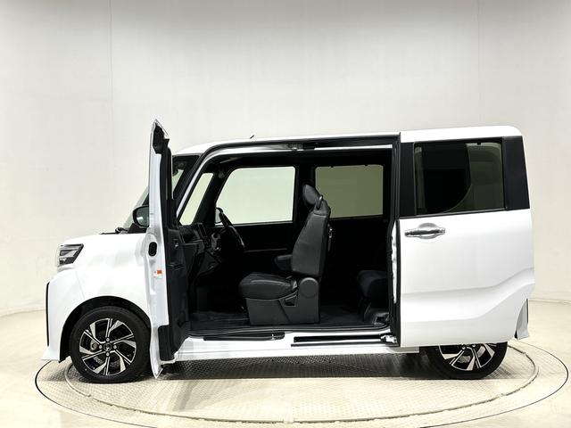 タントカスタムＸ　両側パワースライドドア　ＬＥＤライト　アルミＬＥＤオートライト　両側パワースライドドアウェルカムオープン機能　オート電動格納式ドアミラー　前席シートヒーター　１４インチアルミホイール　キーフリーシステム　ＳＲＳサイドエアバッグ　オートエアコン（広島県）の中古車