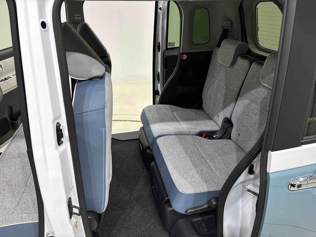 ムーヴキャンバスストライプスGLEDオートライト・フォグランプ 電動パーキングブレーキ プッシュボタンスタート セキュリティアラーム バックカメラ 両側パワースライドドアウエルカムオープン機能 オート電動格納式ドアミラー(広島県)の中古車