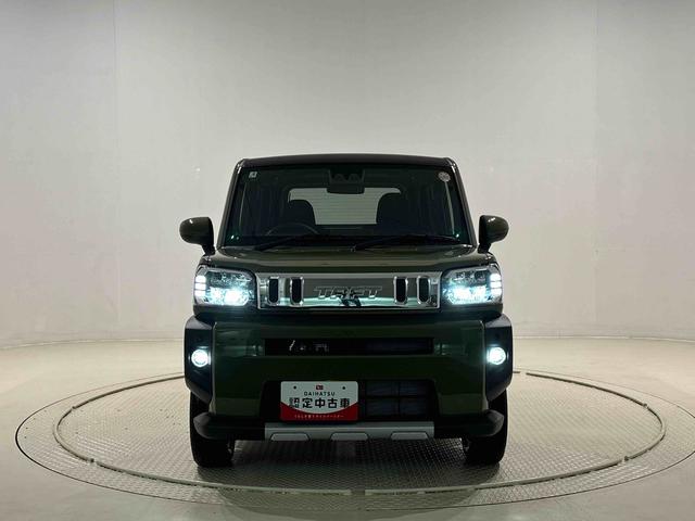 タフトＧターボ　クロムベンチャースカイフィールトップ　クロムパック　メッキパック　シルバーアンダーガーニッシュ　インテリアアクセント　ＬＥＤオートハイビーム＆フォグランプ　電動パーキングブレーキ　バックカメラ　アルミホイール（広島県）の中古車