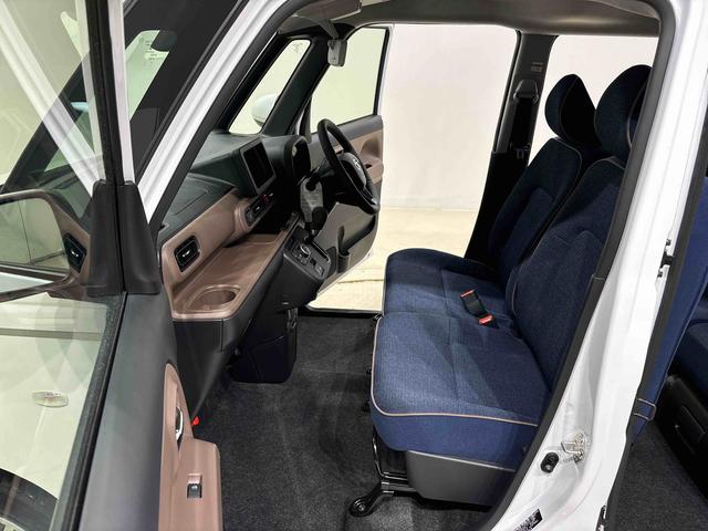 ムーヴキャンバスセオリーＧターボＬＥＤオートライト・フォグランプ　電動パーキングブレーキ　プッシュボタンスタート　セキュリティアラーム　バックカメラ　両側パワースライドドアウエルカムオープン機能　オート電動格納式ドアミラー（広島県）の中古車