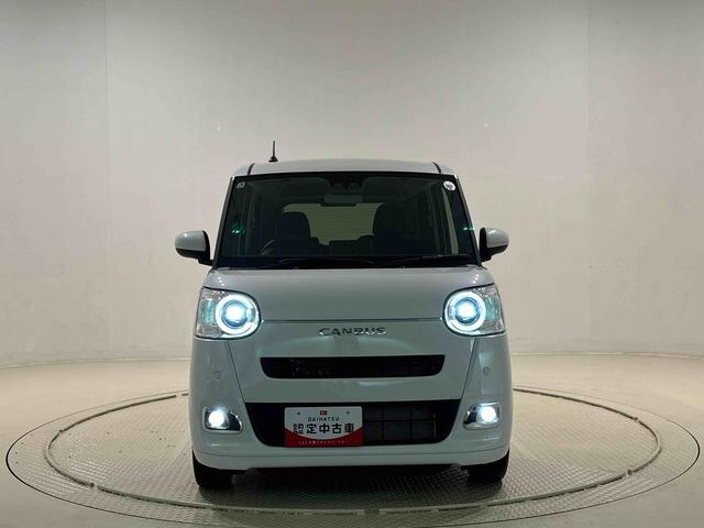 ムーヴキャンバスセオリーＧターボＬＥＤオートライト・フォグランプ　電動パーキングブレーキ　プッシュボタンスタート　セキュリティアラーム　バックカメラ　両側パワースライドドアウエルカムオープン機能　オート電動格納式ドアミラー（広島県）の中古車