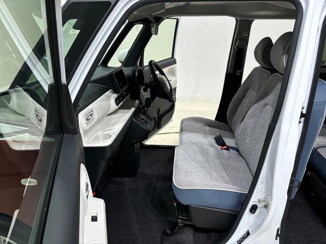 ムーヴキャンバスストライプスG バックモニター対応カメラ シートヒーターLEDオートライト・フォグランプ 電動パーキングブレーキ プッシュボタンスタート セキュリティアラーム バックカメラ 両側パワースライドドアウエルカムオープン機能 オート電動格納式ドアミラー(広島県)の中古車