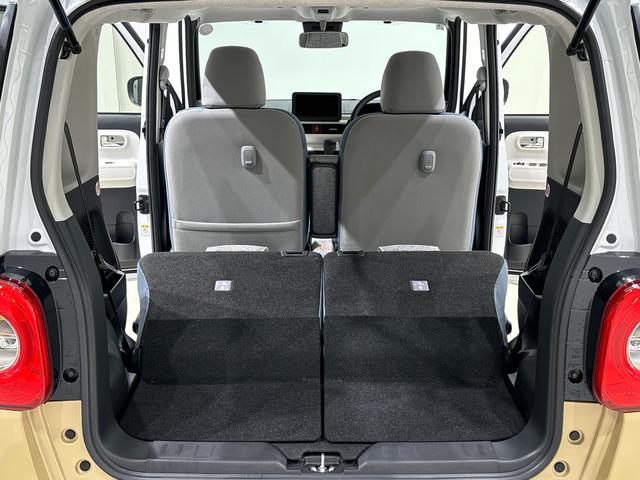 ムーヴキャンバスストライプスＧ　バックモニター対応　電動パーキングブレーキＬＥＤオートライト・フォグランプ　電動パーキングブレーキ　プッシュボタンスタート　セキュリティアラーム　バックカメラ　両側パワースライドドアウエルカムオープン機能　オート電動格納式ドアミラー（広島県）の中古車