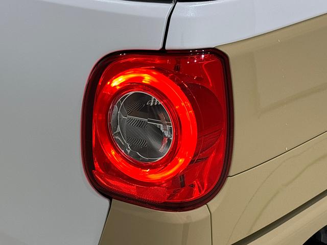 ムーヴキャンバスストライプスＧ　バックモニター対応　電動パーキングブレーキＬＥＤオートライト・フォグランプ　電動パーキングブレーキ　プッシュボタンスタート　セキュリティアラーム　バックカメラ　両側パワースライドドアウエルカムオープン機能　オート電動格納式ドアミラー（広島県）の中古車