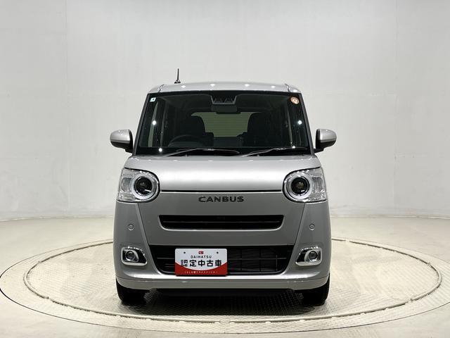 ムーヴキャンバスセオリーG キーフリー LEDヘッドライト バックカメラLEDオートライト・フォグランプ 電動パーキングブレーキ プッシュボタンスタート セキュリティアラーム バックカメラ 両側パワースライドドアウエルカムオープン機能 オート電動格納式ドアミラー(広島県)の中古車