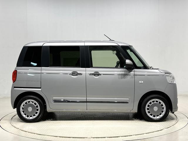 ムーヴキャンバスセオリーG キーフリー LEDヘッドライト バックカメラLEDオートライト・フォグランプ 電動パーキングブレーキ プッシュボタンスタート セキュリティアラーム バックカメラ 両側パワースライドドアウエルカムオープン機能 オート電動格納式ドアミラー(広島県)の中古車