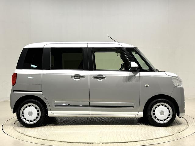 ムーヴキャンバスストライプスGターボ パノラマモニター カーナビ ドラレコ電動パーキングブレーキ 後席両側パワースライドドア 運転席・助手席シートヒーター LEDヘッドライト・フォグランプ オートライト サイドエアバッグ アイドリングストップ機能(広島県)の中古車