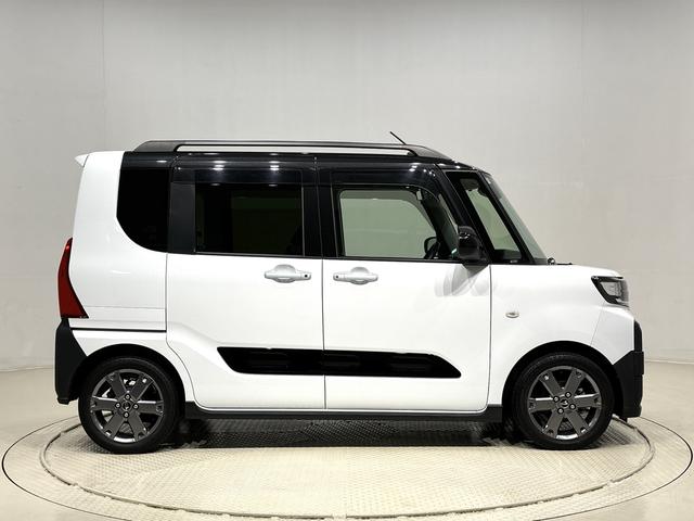 タントファンクロスターボ　ナビゲーション　ドラレコ　ＥＴＣＬＥＤオートライト　パワースライドドアウェルカムオープン機能　電動パーキングブレーキ　運転席助手席シートヒーター　アルミホイール　キーフリーシステム　　オート電動格納式ドアミラー（広島県）の中古車