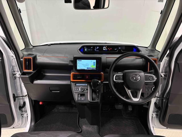 タントファンクロスターボ　ナビゲーション　ドラレコ　ＥＴＣＬＥＤオートライト　パワースライドドアウェルカムオープン機能　電動パーキングブレーキ　運転席助手席シートヒーター　アルミホイール　キーフリーシステム　　オート電動格納式ドアミラー（広島県）の中古車