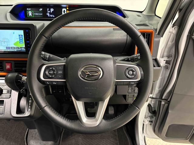 タントファンクロスターボ　ナビゲーション　ドラレコ　ＥＴＣＬＥＤオートライト　パワースライドドアウェルカムオープン機能　電動パーキングブレーキ　運転席助手席シートヒーター　アルミホイール　キーフリーシステム　　オート電動格納式ドアミラー（広島県）の中古車