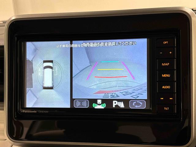 スペーシアハイブリッドＸ　ナビ・全方位カメラ・ドラレコ・ＥＴＣナビ・全方位カメラ・ＥＴＣ・ドライブレコーダー・両側電動スライドドア・オートエアコン・オートライト・パワーウィンドウ・後席サンシェード・シートヒーター・多収納・プッシュスタートボタン・キーフリー（広島県）の中古車