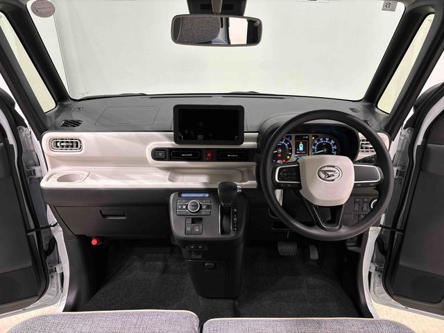 ムーヴキャンバスストライプスＧ　２トーンカラー　バックカメラ付ＬＥＤオートライト・フォグランプ　電動パーキングブレーキ　プッシュボタンスタート　セキュリティアラーム　バックカメラ　両側パワースライドドアウエルカムオープン機能　オート電動格納式ドアミラー（広島県）の中古車