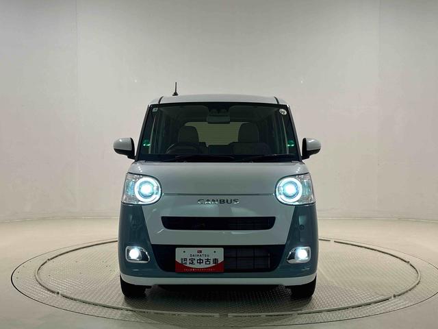 ムーヴキャンバスストライプスＧ　２トーンカラー　バックカメラ付ＬＥＤオートライト・フォグランプ　電動パーキングブレーキ　プッシュボタンスタート　セキュリティアラーム　バックカメラ　両側パワースライドドアウエルカムオープン機能　オート電動格納式ドアミラー（広島県）の中古車