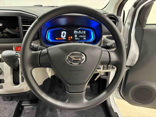 ミライースＸ　ＳＡIII　令和７年式　バックカメラ対応ＬＥＤヘッドランプ　セキュリティアラーム　コーナーセンサー　１４インチフルホイールキャップ　キーレスエントリー　電動格納式ドアミラー　ショツピングフック　マニュアルエアコン（広島県）の中古車