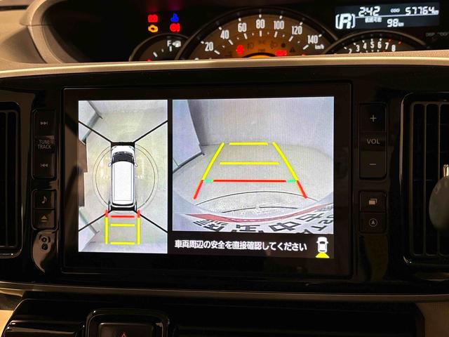 ムーヴキャンバスＧブラックアクセントＶＳ　ＳＡIII　ナビ　ドラレコ　ＥＴＣＬＥＤヘッドランプ・フォグランプ　置き楽ボックス　オートライト　プッシュボタンスタート　セキュリティアラーム　パノラマモニター対応カメラ　両側パワースライドドア（広島県）の中古車