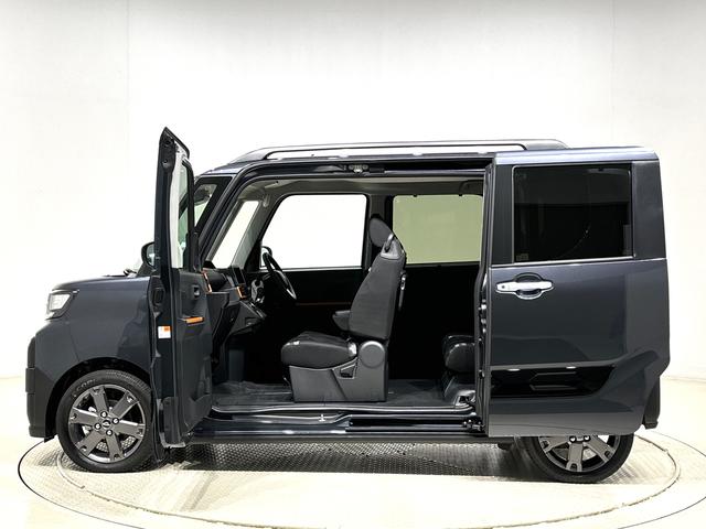 タントファンクロスターボＬＥＤオートライト　パワースライドドアウェルカムオープン機能　電動パーキングブレーキ　運転席助手席シートヒーター　アルミホイール　キーフリーシステム　　オート電動格納式ドアミラー（広島県）の中古車