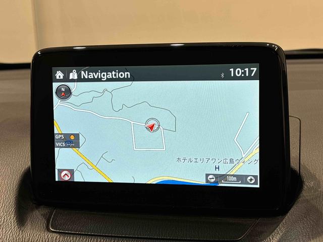 デミオ１３Ｓナビゲーション　バックカメラ　ＥＴＣ　オートエアコン　オートライト　電動格納式ドアミラー　プッシュスタート　シートヒーターシートリフター（広島県）の中古車