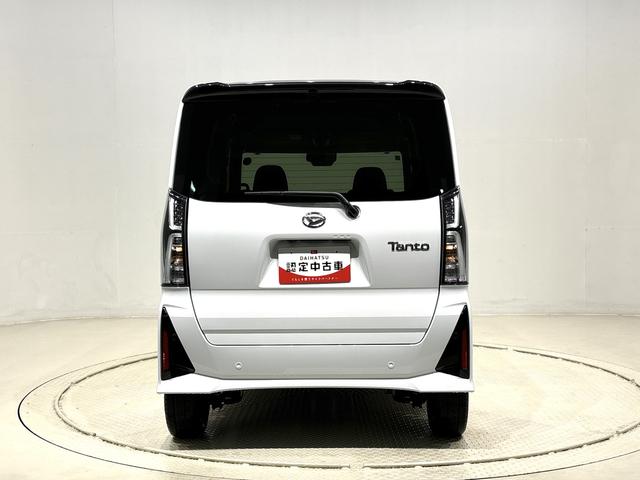 タントカスタムＲＳＬＥＤオートライト　パワースライドドアウェルカムオープン機能　電動パーキングブレーキ　運転席助手席シートヒーター　アルミホイール　キーフリーシステム　　オート電動格納式ドアミラー（広島県）の中古車