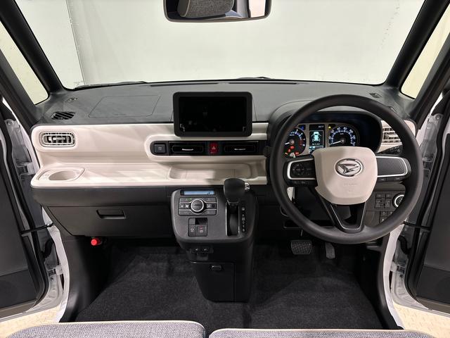 ムーヴキャンバスストライプスＧ　２トーンカラー　バックカメラ付ＬＥＤオートライト・フォグランプ　電動パーキングブレーキ　プッシュボタンスタート　セキュリティアラーム　バックカメラ　両側パワースライドドアウエルカムオープン機能　オート電動格納式ドアミラー（広島県）の中古車