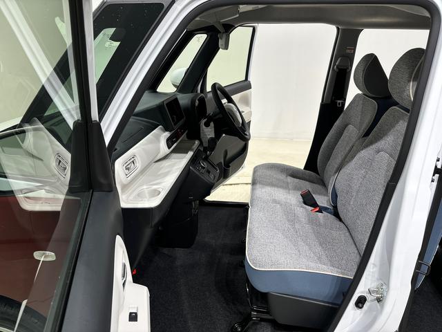 ムーヴキャンバスストライプスＧ　２トーンカラー　バックカメラ付ＬＥＤオートライト・フォグランプ　電動パーキングブレーキ　プッシュボタンスタート　セキュリティアラーム　バックカメラ　両側パワースライドドアウエルカムオープン機能　オート電動格納式ドアミラー（広島県）の中古車