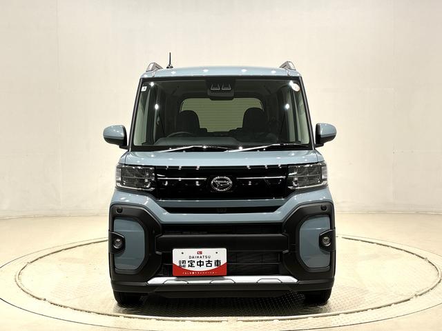 タントファンクロス　未走行車　令和７年式　保証継承ＬＥＤオートライト　パワースライドドアウェルカムオープン機能　電動格納式ドアミラー　助手席ロングスライド　助手席イージークローザー　　セキュリティアラーム　キーフリーシステム（広島県）の中古車