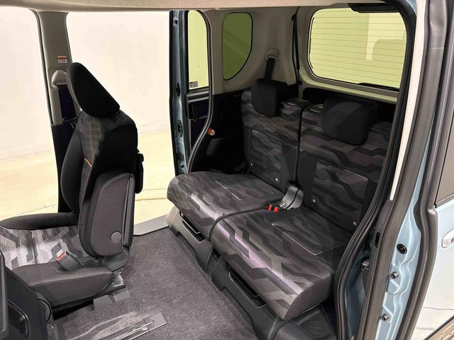 タントファンクロス　未走行車　令和７年式　保証継承ＬＥＤオートライト　パワースライドドアウェルカムオープン機能　電動格納式ドアミラー　助手席ロングスライド　助手席イージークローザー　　セキュリティアラーム　キーフリーシステム（広島県）の中古車