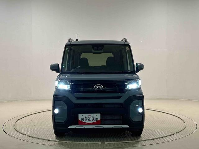 タントファンクロス　未走行車　令和７年式　保証継承ＬＥＤオートライト　パワースライドドアウェルカムオープン機能　電動格納式ドアミラー　助手席ロングスライド　助手席イージークローザー　　セキュリティアラーム　キーフリーシステム（広島県）の中古車