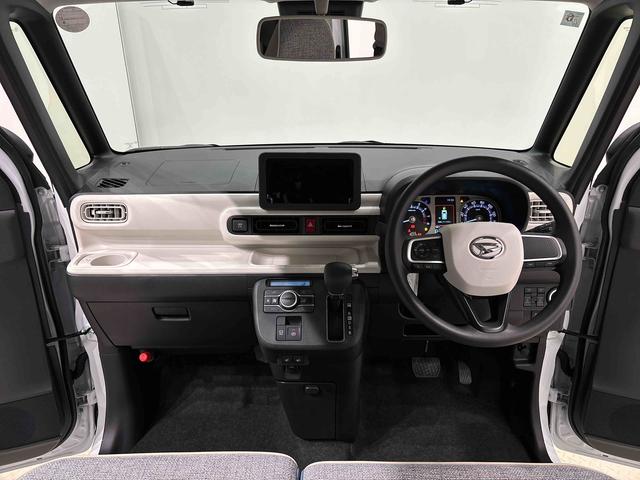 ムーヴキャンバスストライプスＧ　令和７年式　保証継承　未走行車保証継承・ＬＥＤオートライト・フォグランプ　電動パーキングブレーキ　プッシュボタンスタート　セキュリティアラーム　バックカメラ　両側パワースライドドアウエルカムオープン機能　オート電動格納式ドアミラー（広島県）の中古車