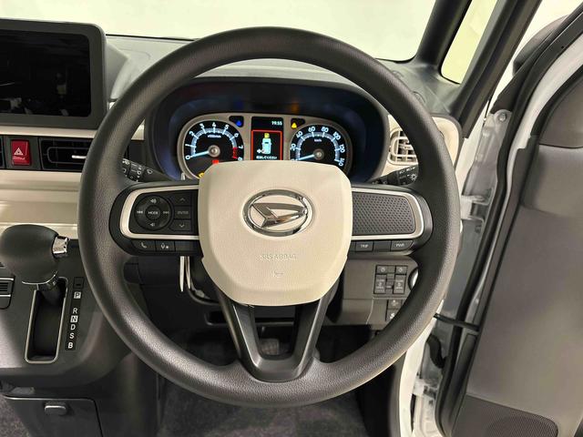 ムーヴキャンバスストライプスＧ　令和７年式　保証継承　未走行車保証継承・ＬＥＤオートライト・フォグランプ　電動パーキングブレーキ　プッシュボタンスタート　セキュリティアラーム　バックカメラ　両側パワースライドドアウエルカムオープン機能　オート電動格納式ドアミラー（広島県）の中古車