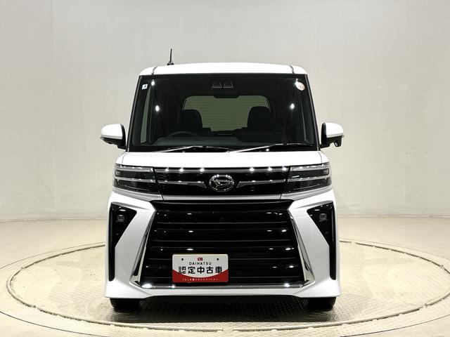 タントカスタムＲＳ　パノラマモニター対応カメラ　サイドエアバッグＬＥＤヘッドライト・フォグランプ　電動パーキングブレーキ　プッシュボタンスタート　後席両側パワースライドドア　運転席・助手席シートヒーター　オートエアコン　オートライト　純正１５インチアルミホイール（広島県）の中古車