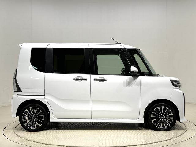 タントカスタムＲＳ　パノラマモニター対応カメラ　サイドエアバッグＬＥＤヘッドライト・フォグランプ　電動パーキングブレーキ　プッシュボタンスタート　後席両側パワースライドドア　運転席・助手席シートヒーター　オートエアコン　オートライト　純正１５インチアルミホイール（広島県）の中古車