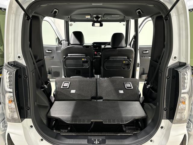 タントカスタムＲＳ　パノラマモニター対応カメラ　サイドエアバッグＬＥＤヘッドライト・フォグランプ　電動パーキングブレーキ　プッシュボタンスタート　後席両側パワースライドドア　運転席・助手席シートヒーター　オートエアコン　オートライト　純正１５インチアルミホイール（広島県）の中古車