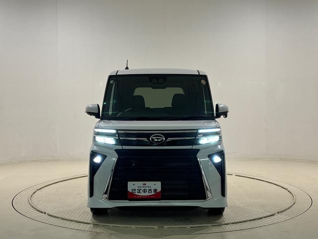 タントカスタムＲＳ　パノラマモニター対応カメラ　サイドエアバッグＬＥＤヘッドライト・フォグランプ　電動パーキングブレーキ　プッシュボタンスタート　後席両側パワースライドドア　運転席・助手席シートヒーター　オートエアコン　オートライト　純正１５インチアルミホイール（広島県）の中古車