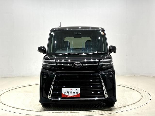 タントカスタムＲＳパノラマカメラ　ＬＥＤオートライト　パワースライドドアウェルカムオープン機能　電動パーキングブレーキ　運転席助手席シートヒーター　アルミホイール　キーフリーシステム　　オート電動格納式ドアミラー（広島県）の中古車