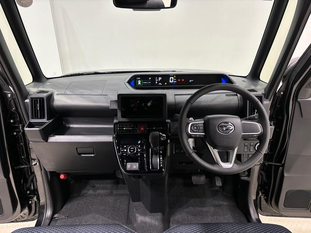 タントカスタムＲＳパノラマカメラ　ＬＥＤオートライト　パワースライドドアウェルカムオープン機能　電動パーキングブレーキ　運転席助手席シートヒーター　アルミホイール　キーフリーシステム　　オート電動格納式ドアミラー（広島県）の中古車