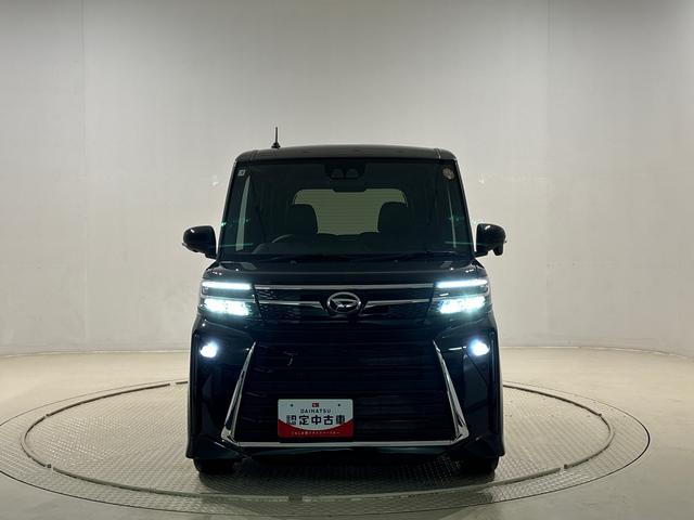 タントカスタムＲＳパノラマカメラ　ＬＥＤオートライト　パワースライドドアウェルカムオープン機能　電動パーキングブレーキ　運転席助手席シートヒーター　アルミホイール　キーフリーシステム　　オート電動格納式ドアミラー（広島県）の中古車